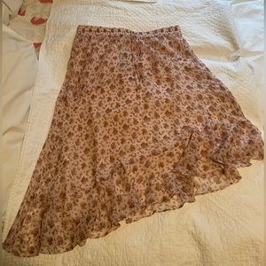 Ralph Lauren NWT pink/mauve lined skirt 12